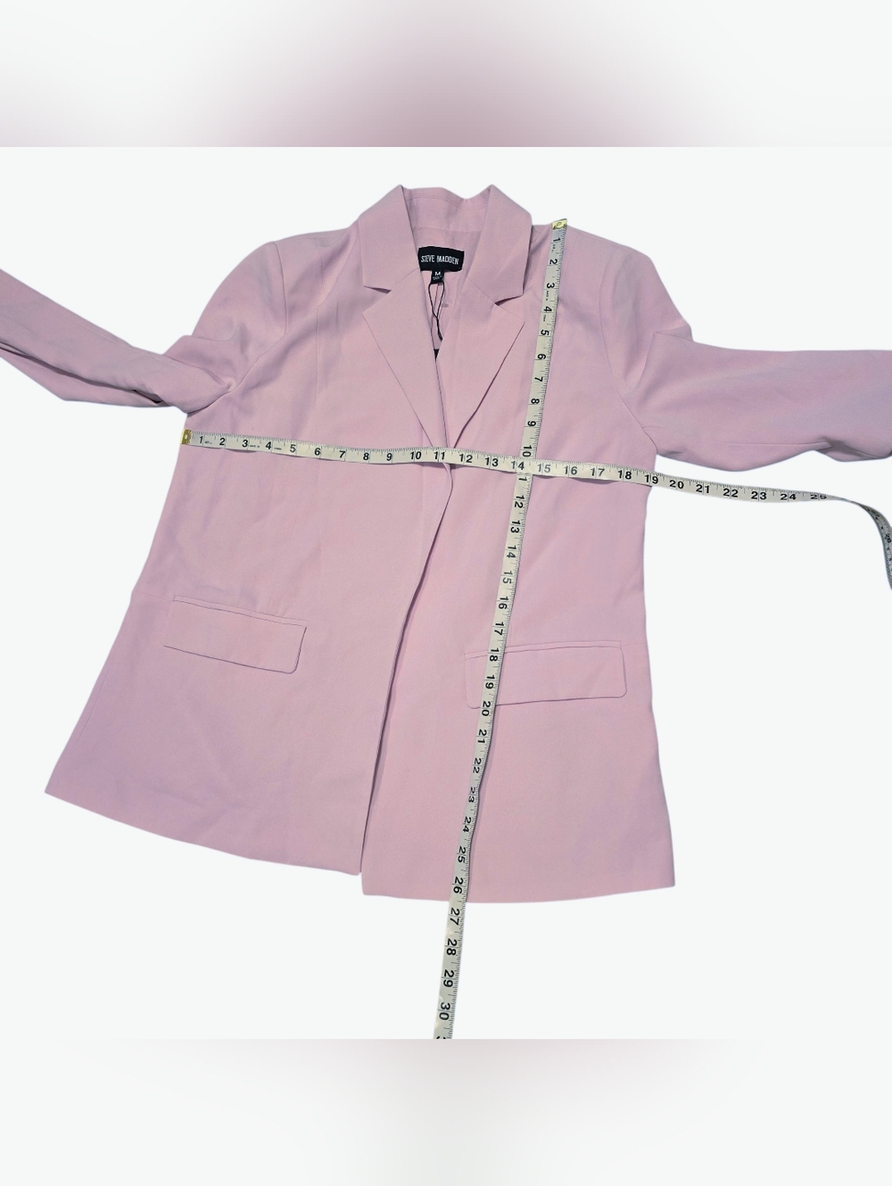 NWT Steve Madden Payton Blazer Pink Lemonade M - Picture 4 of 7